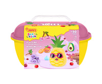 JOVI Play&Fun naturalna plastelina w walizce Sweet – 50 szt.