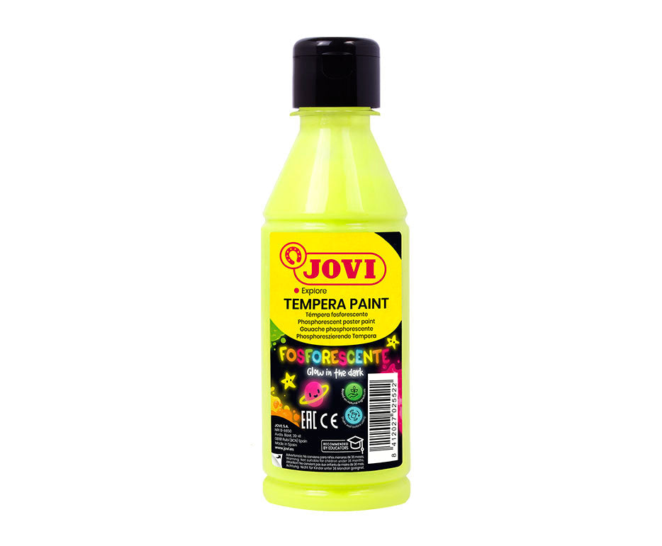JOVI Premium farba plakatowa neonowa 250 ml – żółty