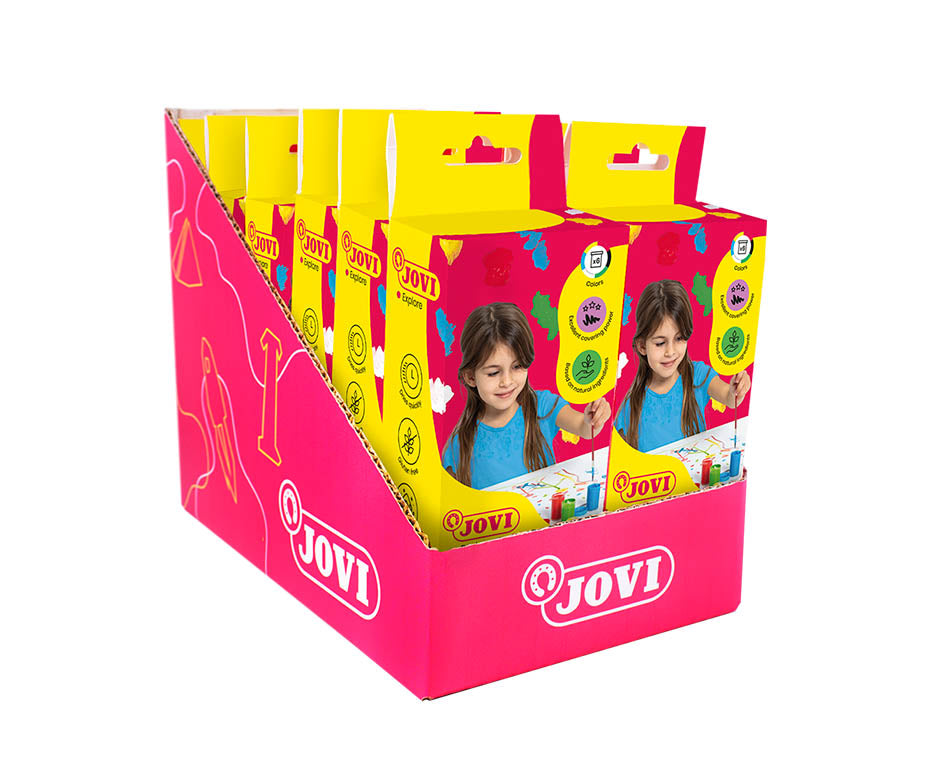 Farby plakatowe JOVI Premium 6 x 15 ml z pędzelkiem
