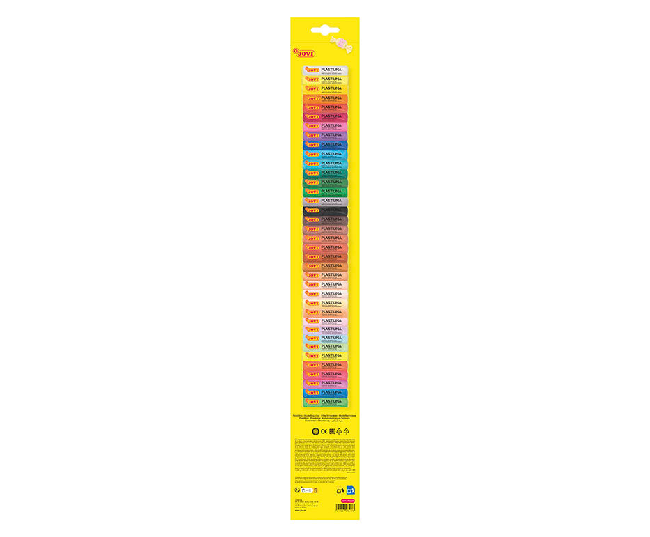 JOVI naturalna plastelina 37 x 15 g wałeczki