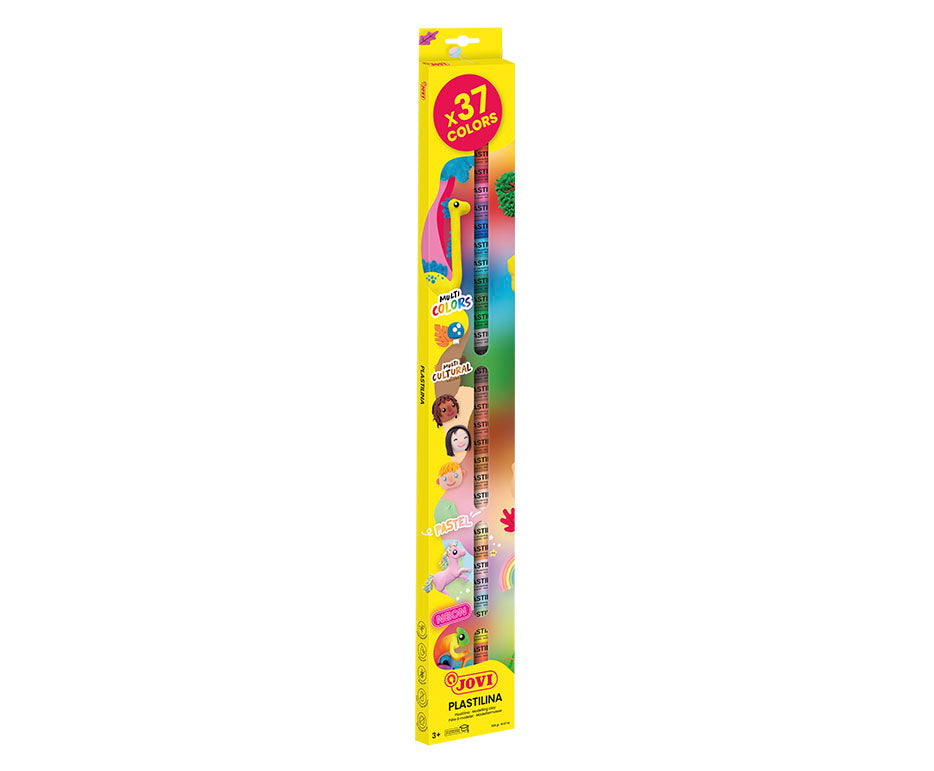 JOVI naturalna plastelina 37 x 15 g wałeczki