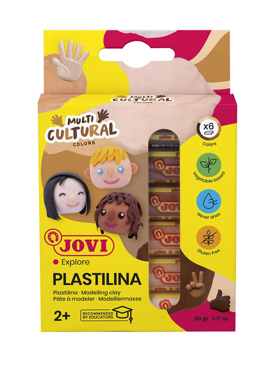 JOVI plastelina roślinna odcienie skóry 6 x 15 g