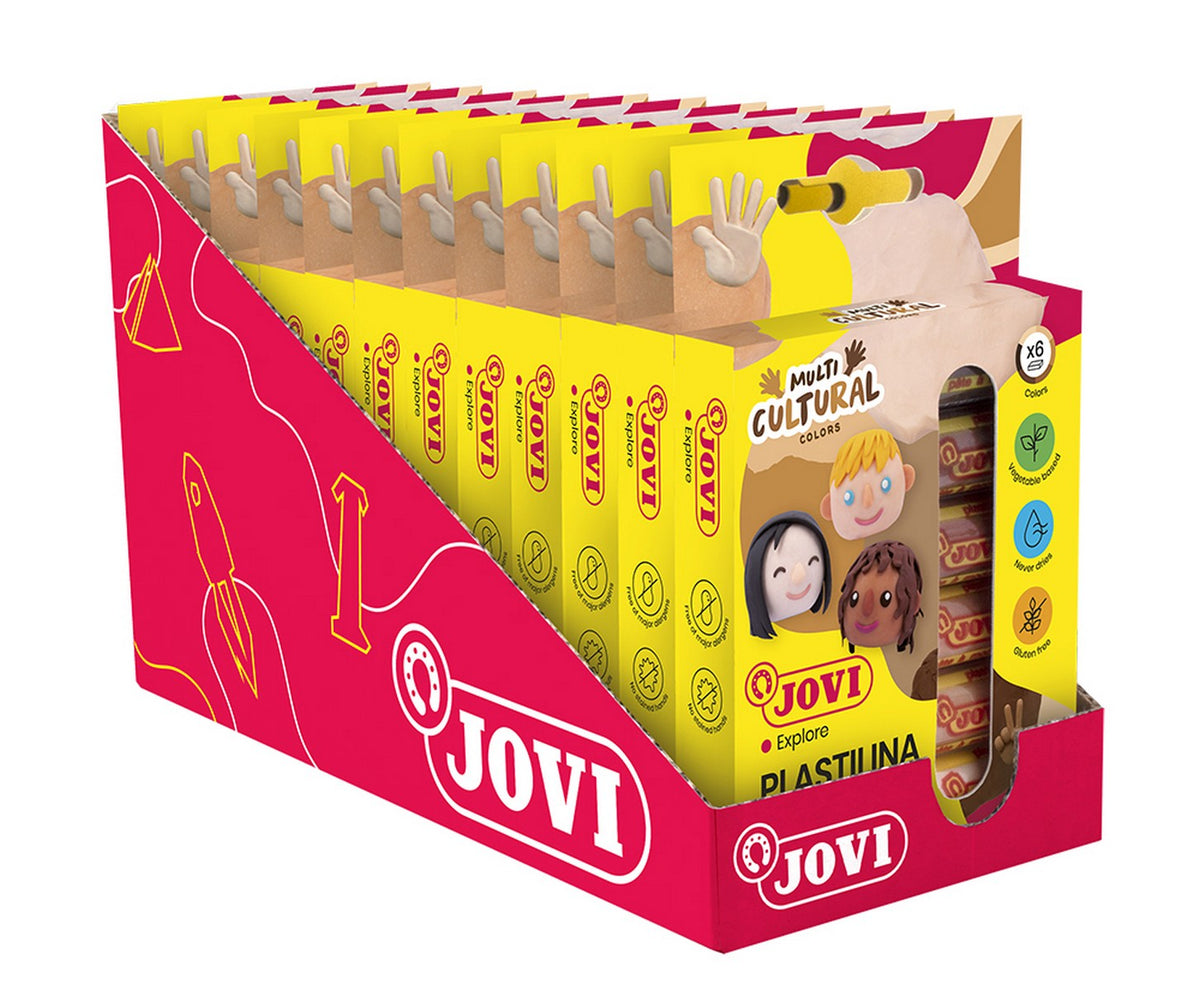 JOVI plastelina roślinna odcienie skóry 6 x 15 g