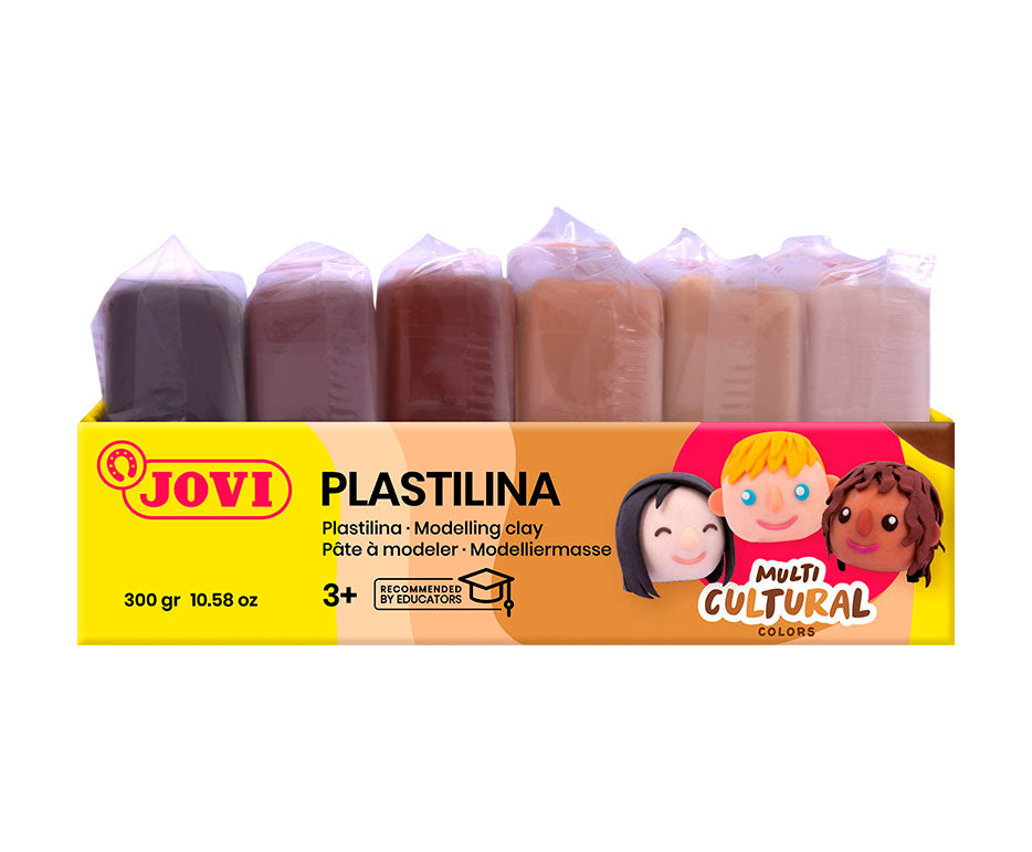 JOVI naturalna plastelina odcienie skóry 6 x 50 g
