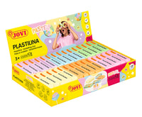 JOVI plastelina roślinna kolory pastelowe 30 x 50 g
