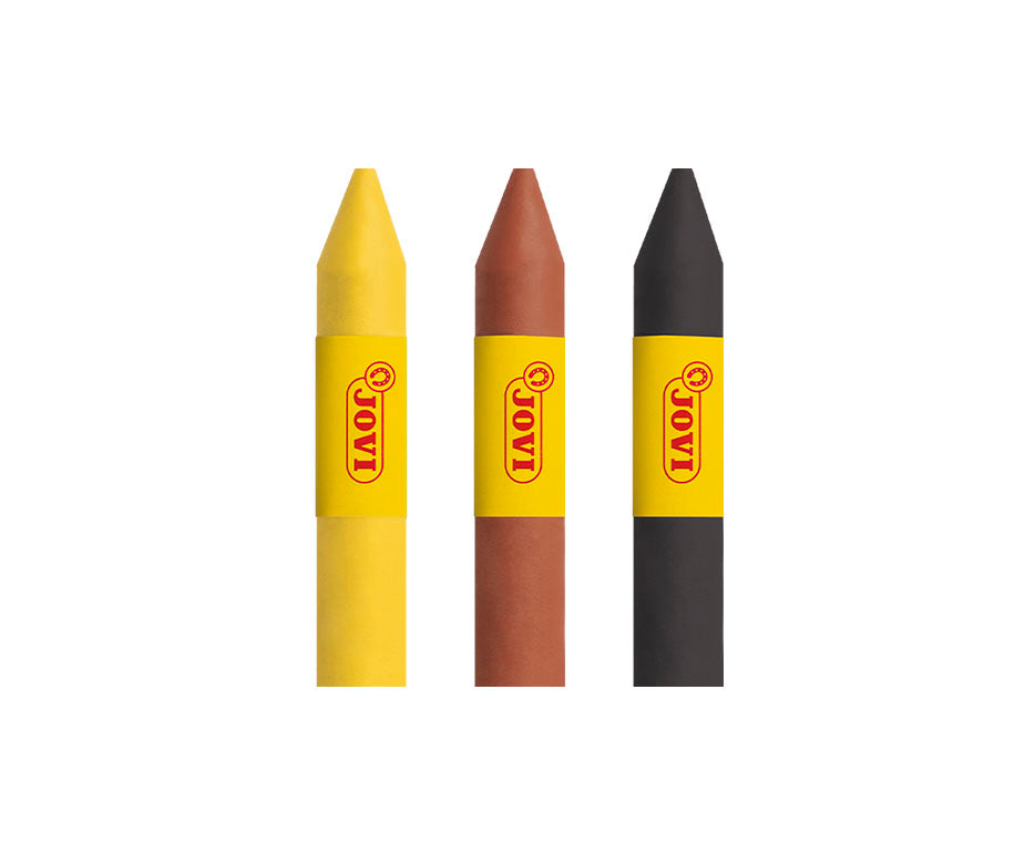 JOVI zestaw farb do twarzy w sztyfcie 3 x 5,6 g - żółta, brązowa, czarna