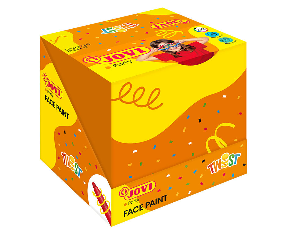 JOVI Twist zestaw farb do twarzy w sztyfcie display 30 szt.