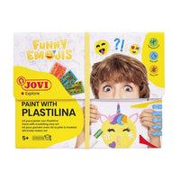 JOVI zestaw Funny Emojis - malowanie plasteliną | Artmie