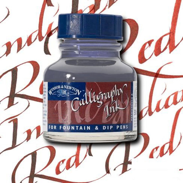 Tusz kaligraficzny Winsor & Newton 30 ml – srebrna