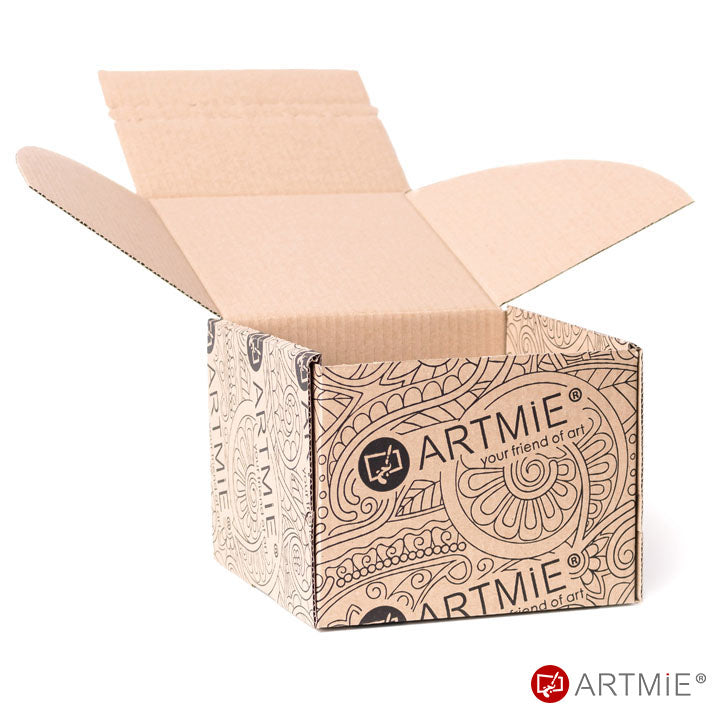 Kartonowe pudełko z nadrukiem ARTMIE 10 szt. | różne wymiary | Artmie