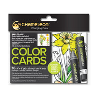 Chameleon Color Cards Flowers / 16 szt | Artmie