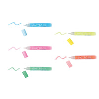 Klej brokatowy GIOTTO Glitter Glue kolory neonowe 5 x 10 g