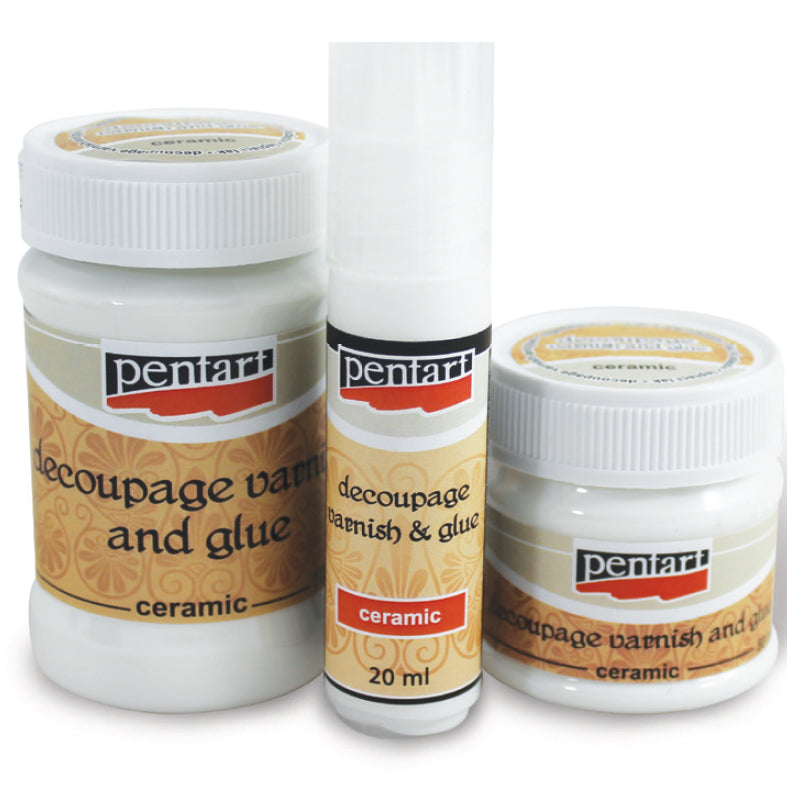 Klej i lakier - 2w1 do Decoupage na ceramice / 100ml | Artmie
