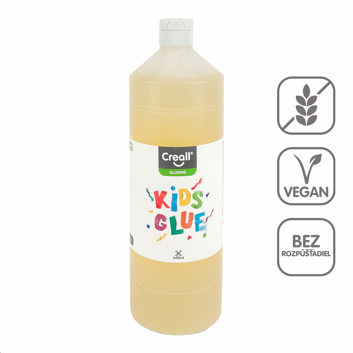 Klej szkolny w płynie Creall Kids Glue – przezroczysty, 1000 ml