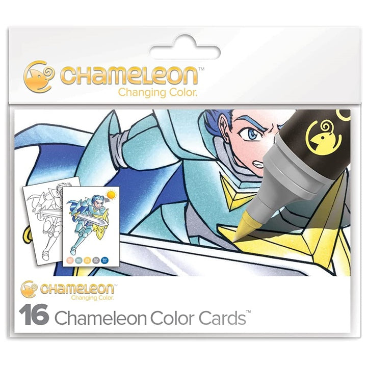 Kolorowanka Color Cards Chameleon Manga  / 16 szt | Artmie
