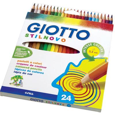 Kolorowe kredki ołówkowe GIOTTO Stilnovo / 24 kolory | Artmie