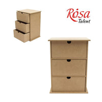 Komoda MDF ROSA Talent z 3 szufladami | Artmie