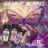 Metaliczna farba akrylowa ACRYL PRO ART Kompozit 75 ml