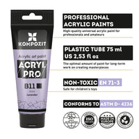 Pastelowa farba akrylowa ACRYL PRO ART Kompozit 75 ml