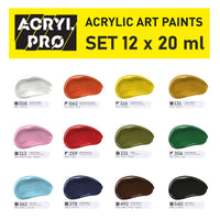 Zestaw farb akrylowych ACRYL PRO Kompozit