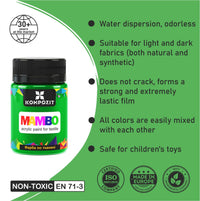 Farba akrylowa do tekstyliów i skóry MAMBO 50 ml