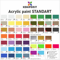 Farba akrylowa STANDART Kompozit Metallic 75 ml