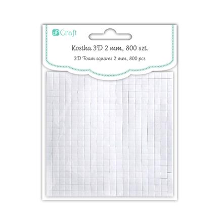Kostka 3D klejąca dwustronna 2 mm / 800 szt | Artmie