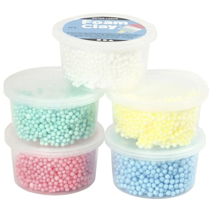 Kreatywna glinka do modelowania Foam Clay XL - 5x25 g | Artmie