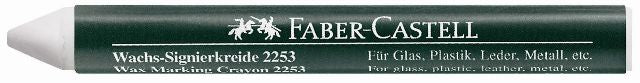 Kredka do znakowania Faber Castell 2253 biała / 1 szt | Artmie