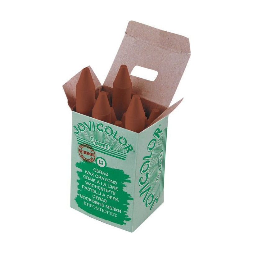 Kredka woskowa Jumbo JOVI Jovicolor 12 mm – różne odcienie – jasnobrązowy