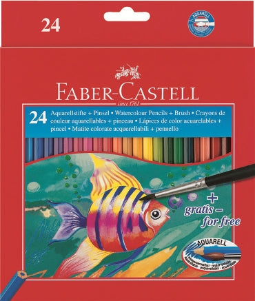 Kredki akwarelowe Faber-Castell  / 24 szt | Artmie
