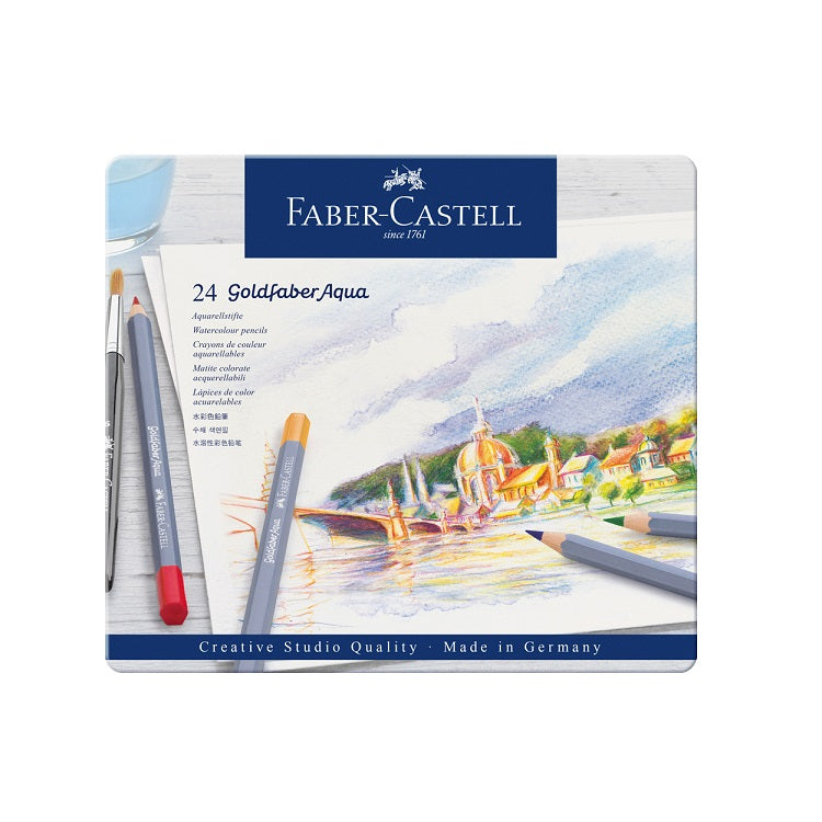 Kredki akwarelowe GOLDFABER AQUA FABER-CASTEL / 24 kolory | Artmie