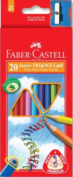 Kredki Junior Grip Faber-Castell / 20szt | Artmie