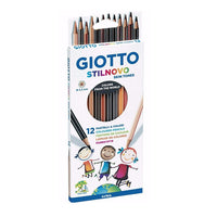 Kredki klasyczne ołówkowe GIOTTO Skin Tones / 12 kolorów | Artmie