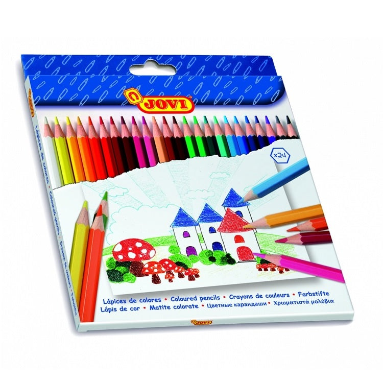 Kredki ołówkowe JOVI / 24 kolory | Artmie