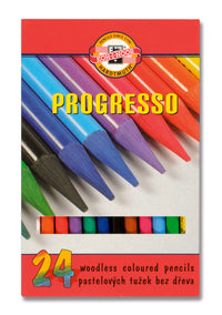 Kredki PROGRESSO Koh-I-Noor / 24 szt kredek w opakowaniu | Artmie