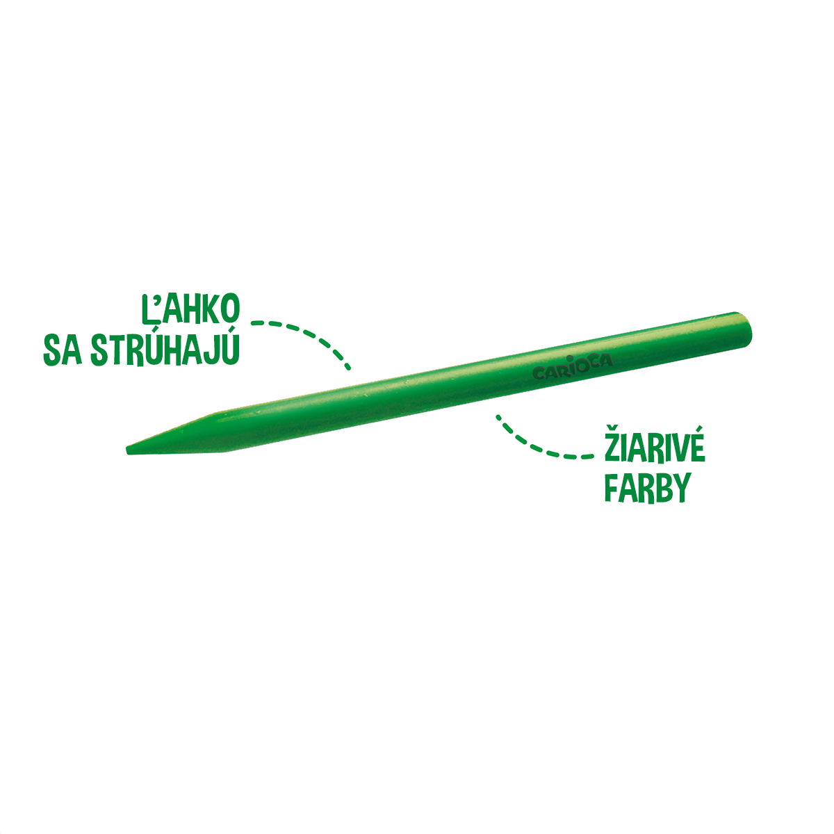 Kredki świecowe plastikowe Carioca Plastello - 12 szt.