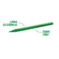 Kredki świecowe plastikowe Carioca Plastello - 12 szt.