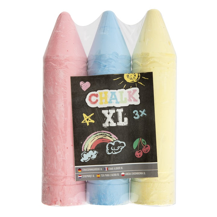 Kredy chodnikowe XL 3 szt. | różne odcienie | Artmie