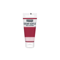 Kremowa farba akrylowa półpołyskowa Pentart 200 ml – 04 Lipstick czerwona