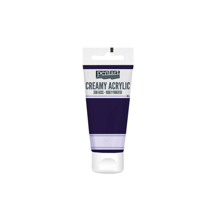 Kremowa farba akrylowa półmatowa Pentart 60 ml | różne odcienie