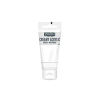 Kremowa farba akrylowa półmatowa Pentart 60 ml – biel