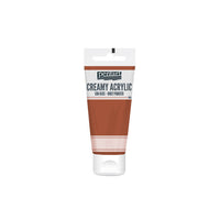 Kremowa farba akrylowa półmatowa Pentart 60 ml – czerwono-brązowa clay