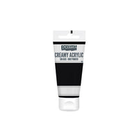 Kremowa farba akrylowa półmatowa Pentart 60 ml – czarna