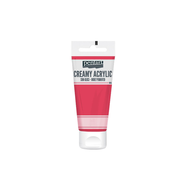 Kremowa farba akrylowa półmatowa Pentart 60 ml | różne odcienie