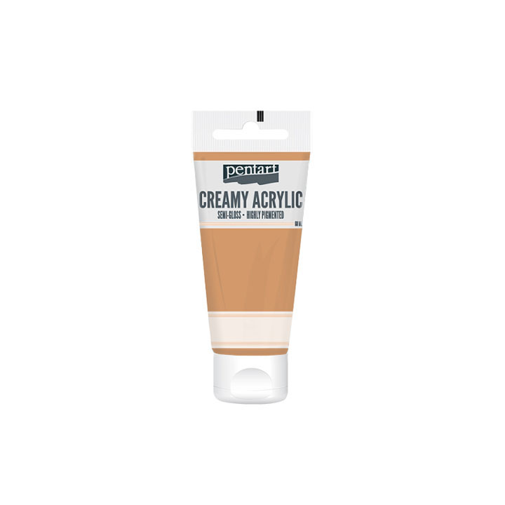 Kremowa farba akrylowa półmatowa Pentart 60 ml | różne odcienie