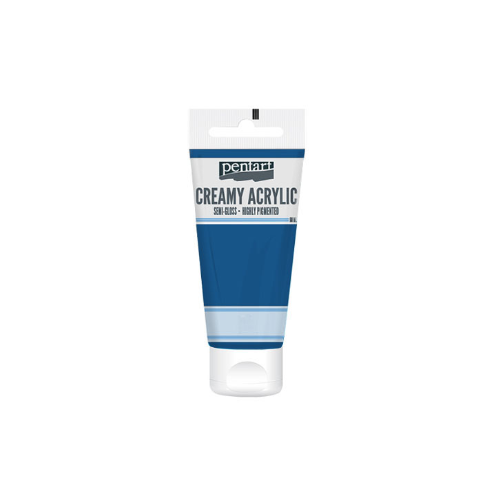 Kremowa farba akrylowa półmatowa Pentart 60 ml | różne odcienie