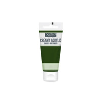 Kremowa farba akrylowa półmatowa Pentart 60 ml – oliwkowa