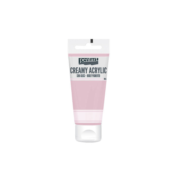 Kremowa farba akrylowa półmatowa Pentart 60 ml | różne odcienie
