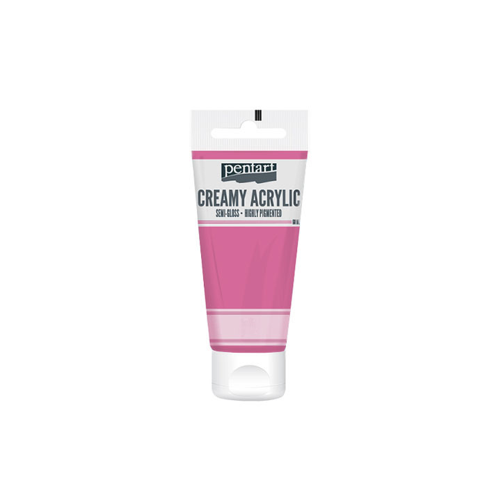Kremowa farba akrylowa półmatowa Pentart 60 ml | różne odcienie